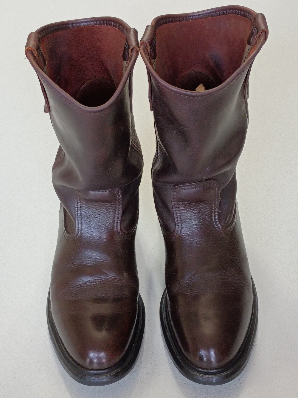 Red Wing 1159 Brown Leather Cowboy Boots Size 7.5D | Western Pull On Work Boots
